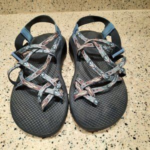Womens Chaco Z Cloud X2 Sandals Size 9 Strappy Adjustable Hiking Diamond Pattern